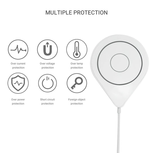 MAG-C Ultra Slim Magnetic Wireless Charger with Magnet Ring